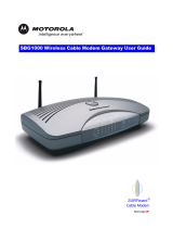 Motorola SBG1000 User manual