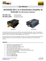 AAS HD-SDE-122 User manual