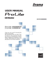 iiyama ProLite X2888HS-B2 User manual