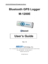 Holux M 1200E User manual