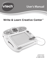 VTech Write & Learn Creative Center User manual