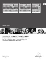 Behringer XL1600 User manual