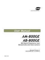 JAI AM-800GE User manual