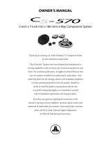 JL Audio C5-570 Owner's manual