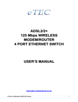 Etec PT-8505G User manual