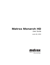 Matrox Monarch HD User manual