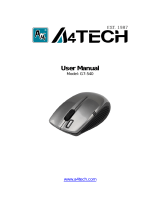 A4 Tech. G7-540 User manual