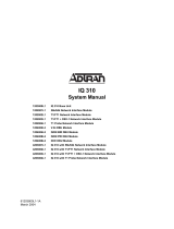 ADTRAN IQ 310 User manual