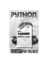 Python 550HF User manual