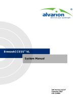 Alvarion BreezeACCESS VL System Manual