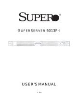 Supermicro SUPERSERVER 6013P-i User manual