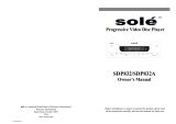 Sole SDP832A Owner's manual