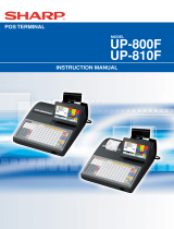 Sharp UP-810F User manual