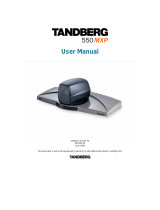 TANDBERG 550 MXP User manual