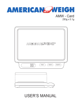 American Weigh AMW-Card User manual