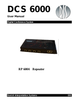 DIS Repeater RP 6004 User manual