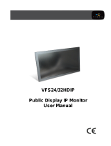 Vista VFS24/32HDIP User manual
