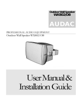 AUDAC WX802/OB User Manual & Installation Manual