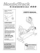 NordicTrack Commercial 400 User manual