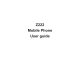 AT&T Z222 User manual