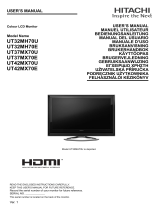 Hitachi UT37MX70U User manual