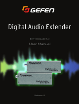 Gefen EXT-DIGAUD-141 User manual