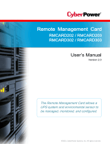 CyberPower RMCARD302 User manual