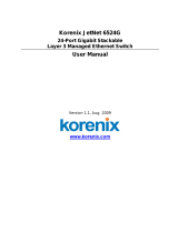 Korenix JetNet 6524G User manual