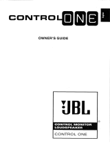 JBL CONTROL ONE (220-240V) Owner's manual