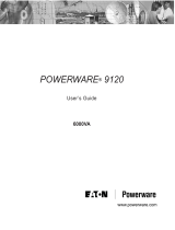 Eaton Powerware 9120 User manual