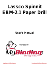 MyBinding Lassco Spinnit EBM-2.1 User manual