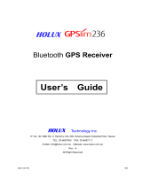Holux GPSMILE236 User manual