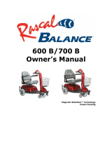 Rascal Balance 600 B Owner's manual