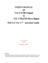VIA Technologies CN700 User manual