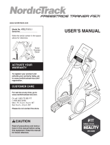 NordicTrack Freestride Trainer FS9i User manual