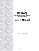 BCM MX1900J User manual
