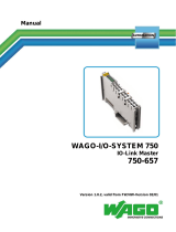 WAGO IO-Link Master 750-657 User manual
