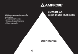 Amprobe BDM40-UA Bench Digital Multimeter User manual