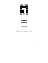 LevelOne FSW-1650 User manual