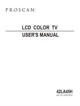 ProScan 26LB30H User manual