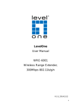 LevelOne WRE-6001 User manual