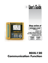 Omega RDXL120 Owner's manual