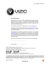 Vizio VSB200 - V - Sound Bar Speaker User manual