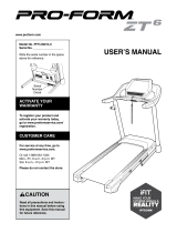 Pro-Form 525 CT User manual