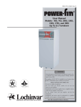 Lochinvar Power-fin 1701 User manual