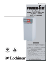 Lochinvar Power-fin 1002 User manual