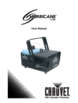 Chauvet HURRICANE 1100 User manual