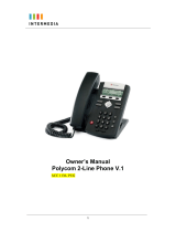 Polycom 2-Line Phone Owner's manual