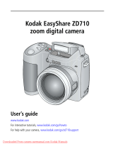 Kodak ZD710 - EASYSHARE Digital Camera User manual
