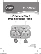 VTech Lil’ Critters Play & Dream Musical Piano User manual